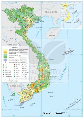 Bản đồ nông nghiệp Việt Nam năm 2024