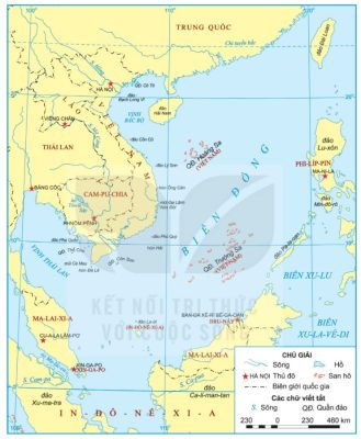 Bản đồ phạm vi Biển Đông