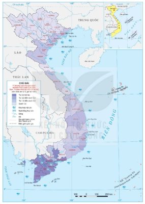 Bản đồ thuỷ sản Việt Nam năm 2024