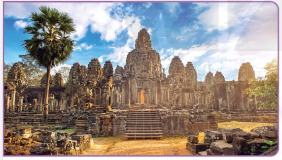 Đền Bay-on nằm trong quần thể đền Ăng-co Thom