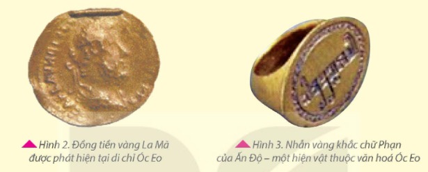Đồng tiền vàng La Mã được phát hiện tại di chỉ Óc Eo