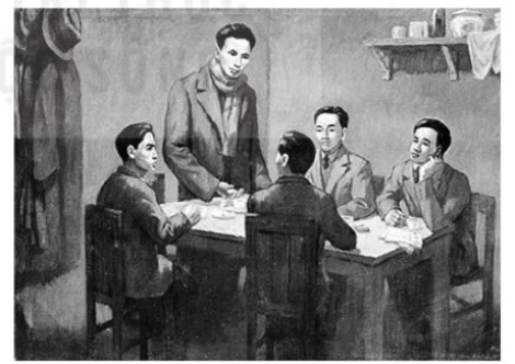 Hội nghị thành lập Đảng (tranh vẽ)