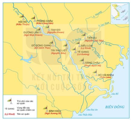 Lược đồ cát cứ của 12 sứ quân