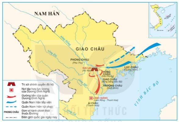 Lược đồ cuộc kháng chiến chống quân Nam Hán lần thứ nhất (930 – 931)