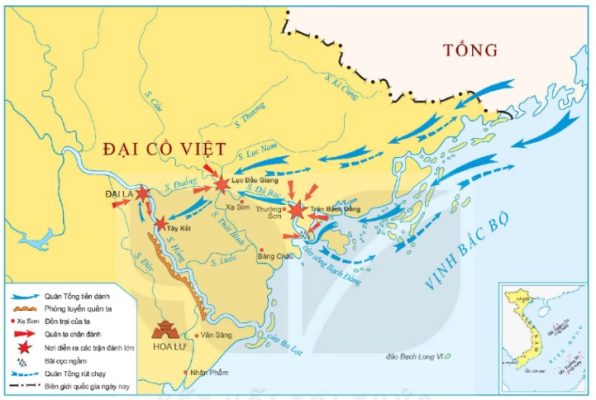 Lược đồ cuộc kháng chiến chống Tống năm 981