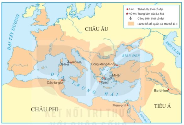 Lược đồ đế quốc La Mã thế kỉ II