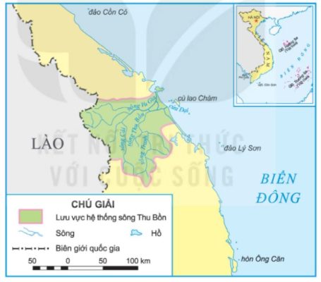 Lược đồ lưu vực hệ thống sông Thu Bồn