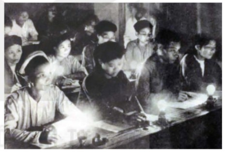 Một lớp Bình dân học vụ