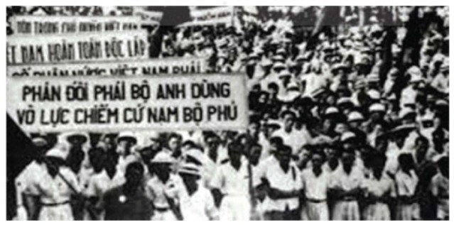 Nhân dân Hà Nội ủng hộ Nam Bộ kháng chiến