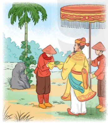 Sự tích trầu cau – lí giải tục ăn trầu của người Việt (tranh minh hoạ)