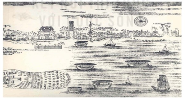 Thăng Long (Kẻ Chợ) thế kỉ XVII (tranh vẽ của X. Ba-ron)