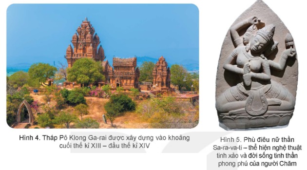 Phù điêu nữ thần Sa-ra-va-ti – thể hiện nghệ thuật tinh xảo và đời sống tinh thần phong phú của người Chăm