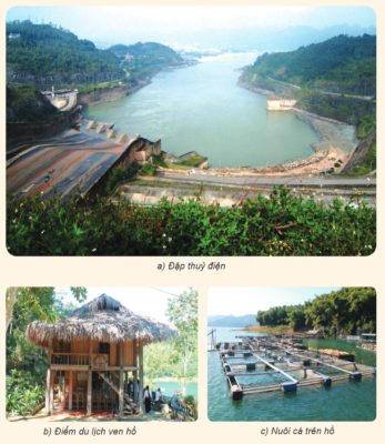 Hình 2 – Sử dụng tổng hợp nước hồ thủy điện Hòa Bình.