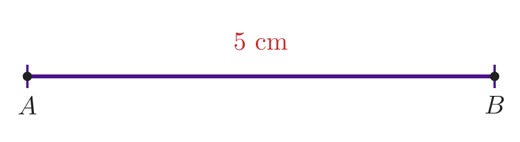 Bước 1 vẽ hình bình hành: vẽ đoạn AB = 5 cm