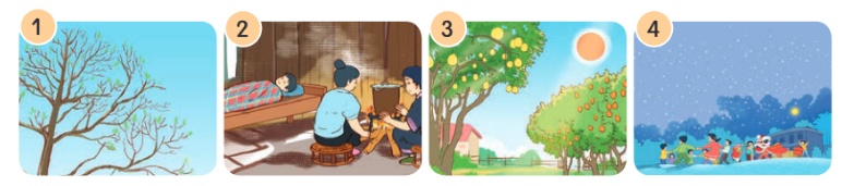 Bài 1: Đọc: Chuyện bốn mùa